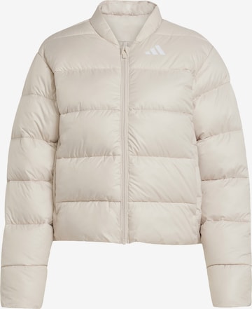 ADIDAS SPORTSWEAR Athletic Jacket 'Essentials' in Beige: front