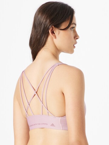 ADIDAS SPORTSWEAR - Soutien Bustier Soutien de desporto em roxo