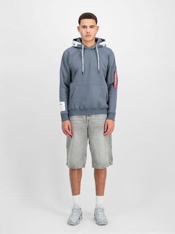 ALPHA INDUSTRIES Свитшот 'Alpha' в Синий