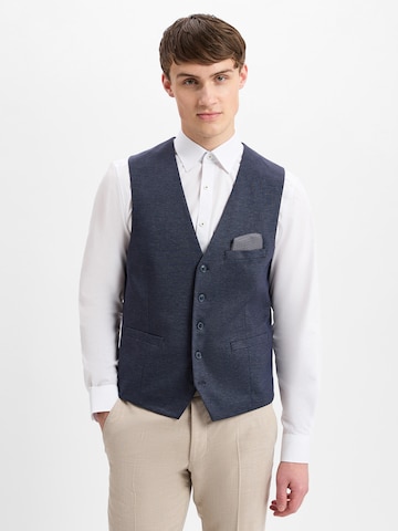 Finshley & Harding Anzugweste in Blau: Vorderseite