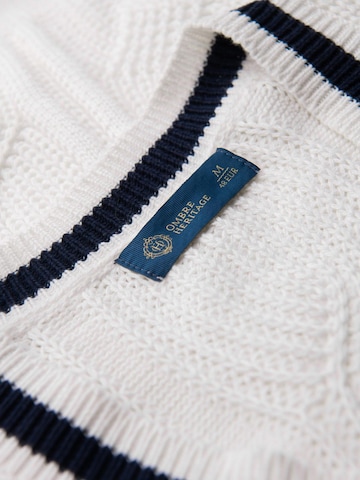 Ombre Sweater 'OM-SWSW-0151' in White