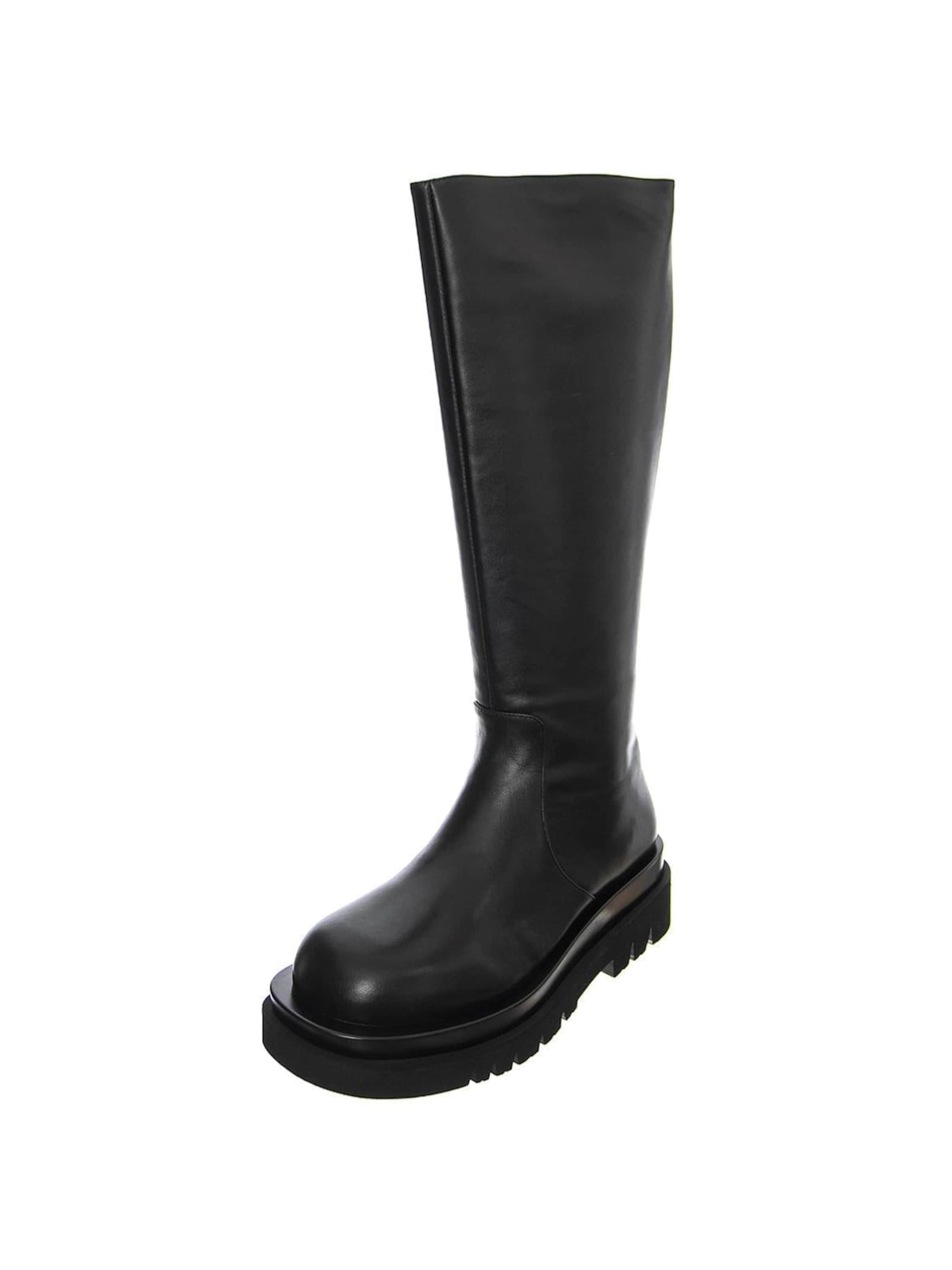 Jeffrey Campbell Boots 'Tanked-Kh' in Black: front