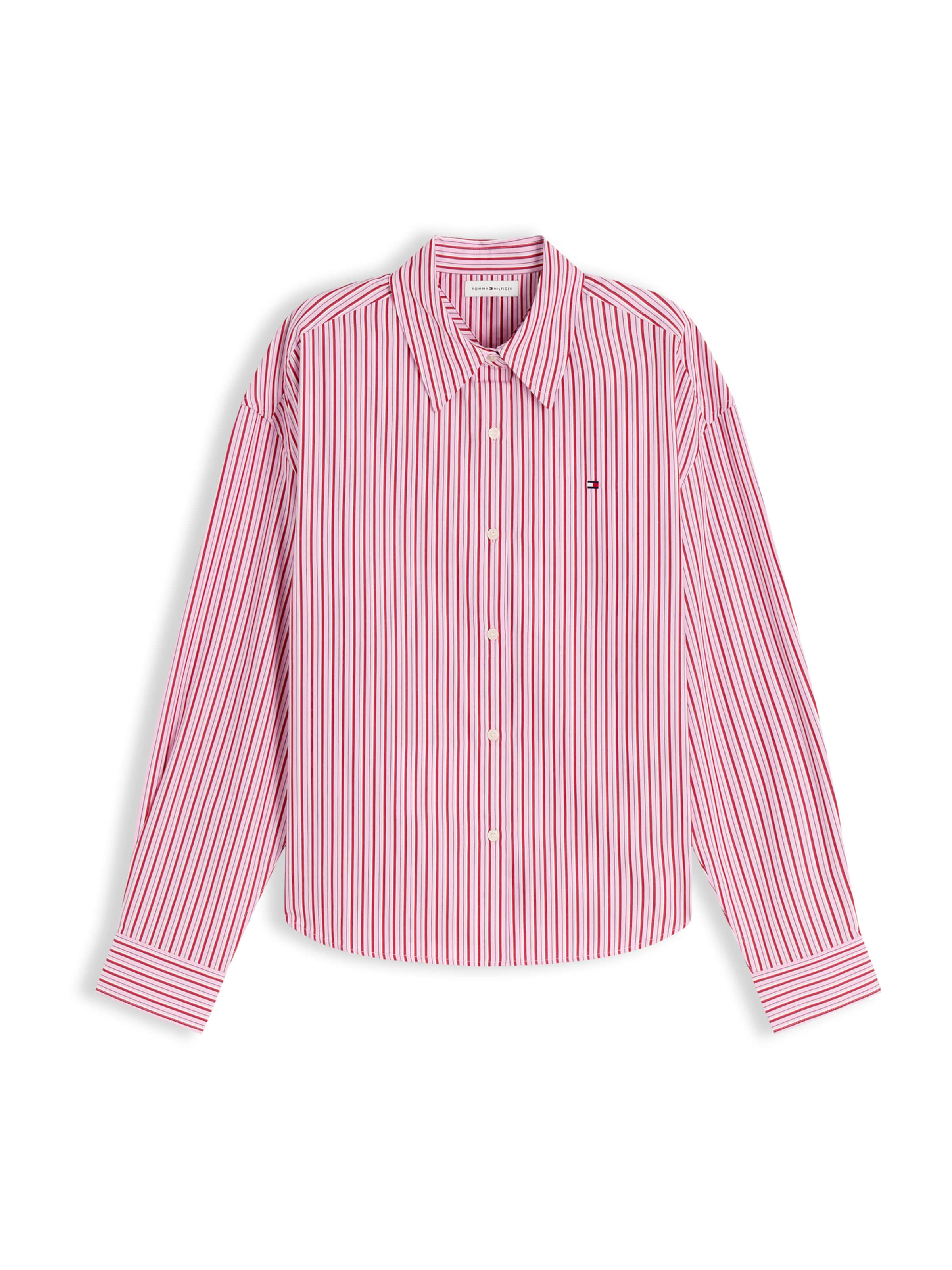 Bluză TOMMY HILFIGER pe bleumarin / roz / magenta / alb, Vizualizare produs