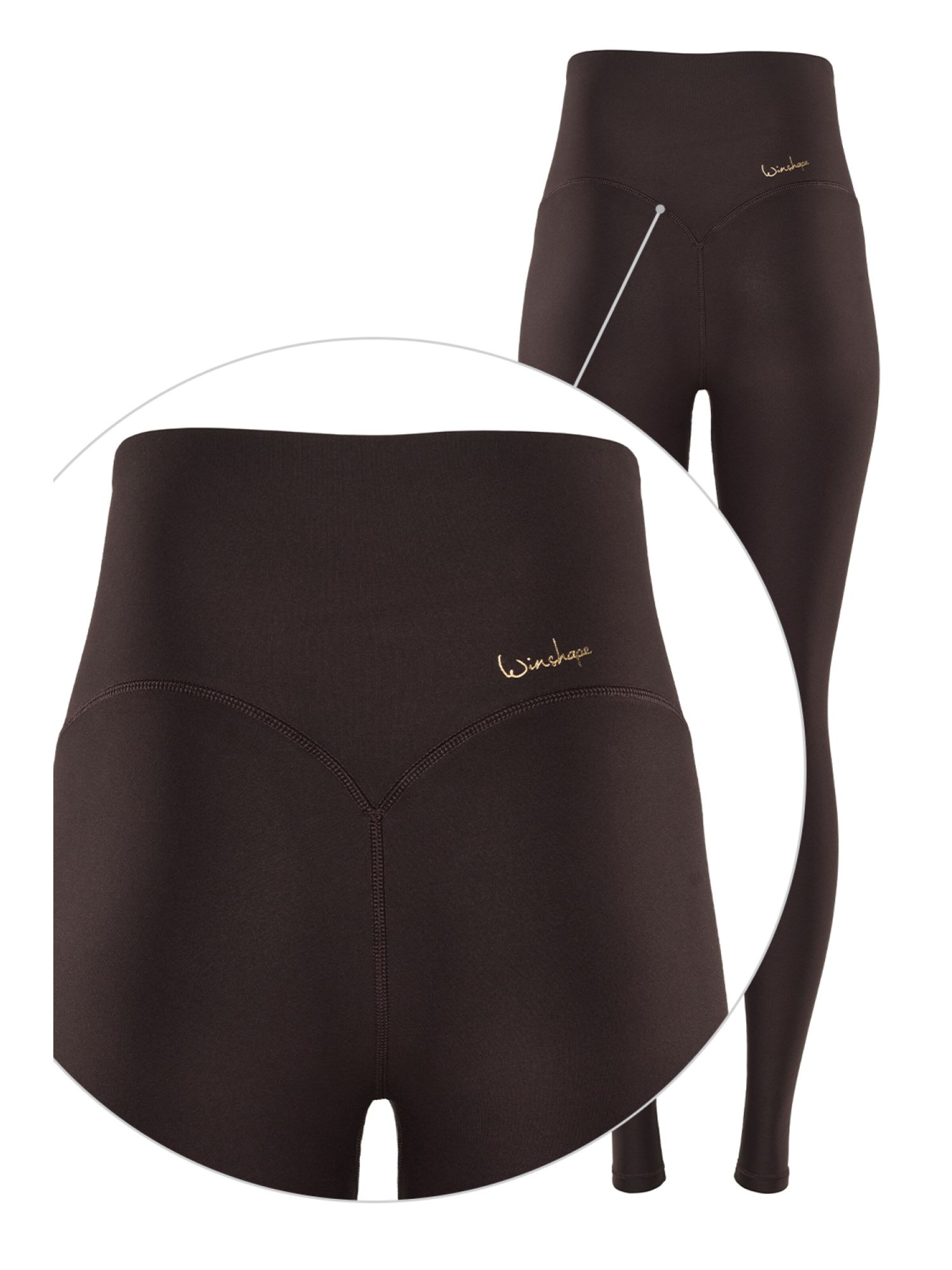 Winshape Слим Леггинсы 'HWL117C' в Коричневый