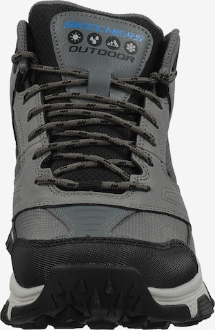 SKECHERS Lace-Up Boots in Grey