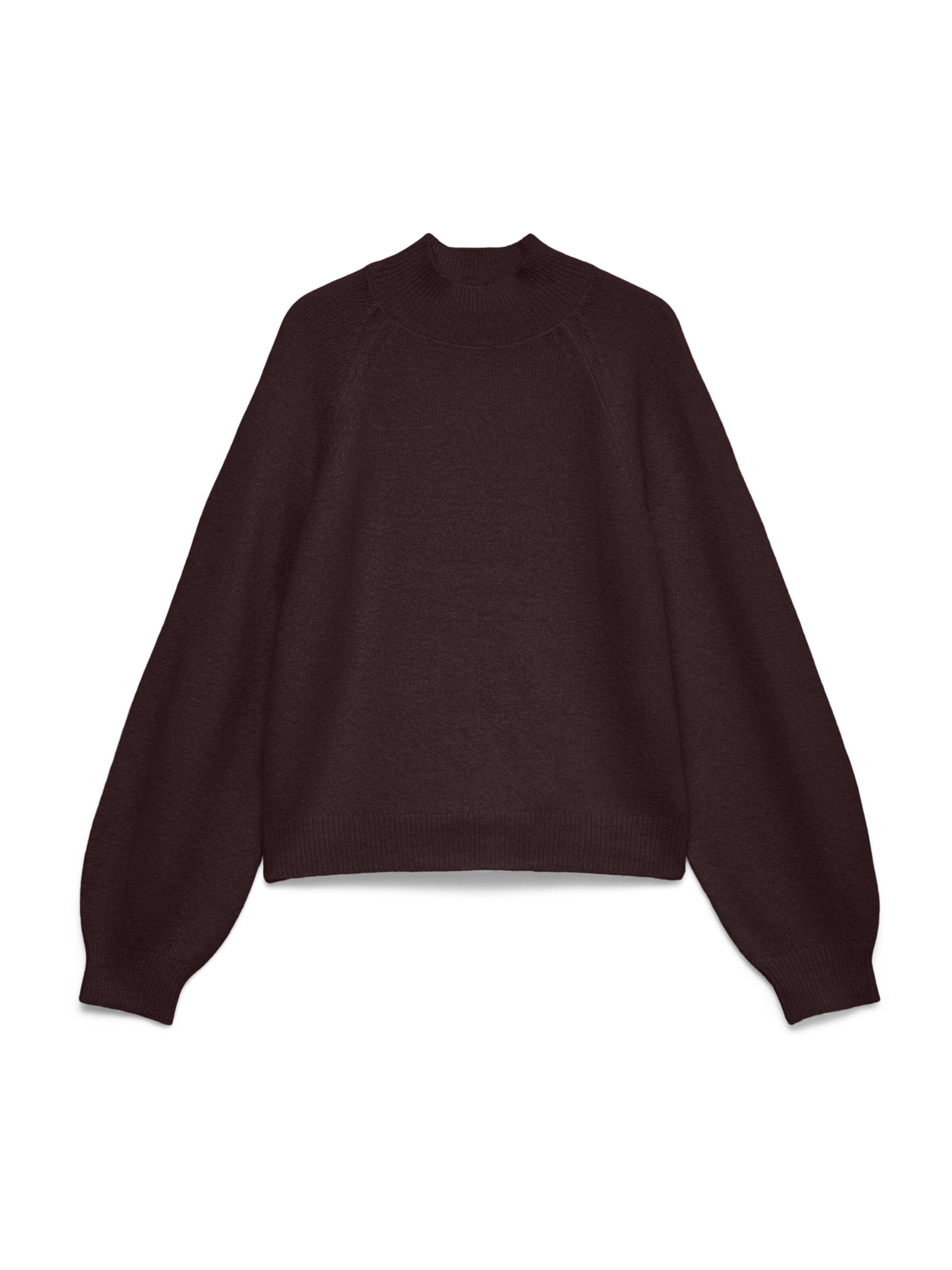 VERO MODA Trui 'VMLEAF' in Bruin: voorkant