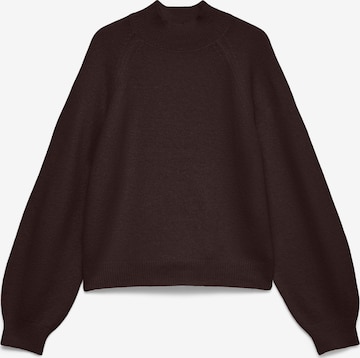 VERO MODA Trui 'VMLEAF' in Bruin: voorkant