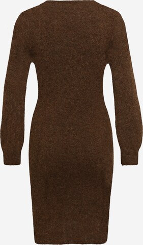 OBJECT Petite Knitted dress 'NETE' in Brown