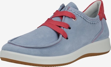 Chaussure à lacets ARA en bleu : devant