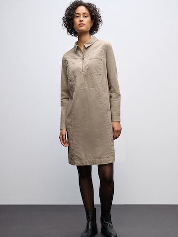STREET ONE Shirt Dress in Beige