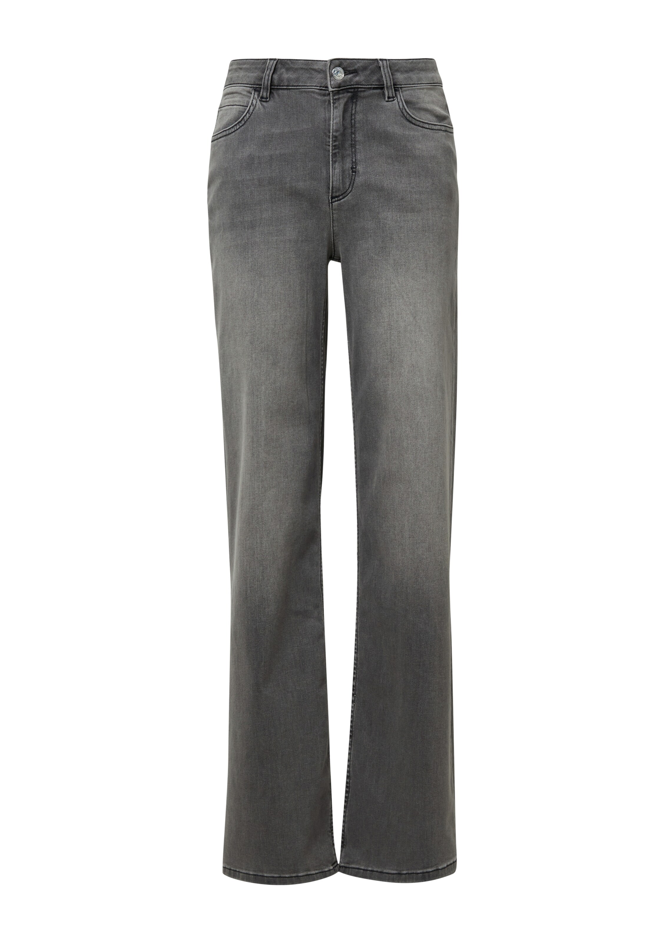 COMMA Regular Jeans in Grey: front