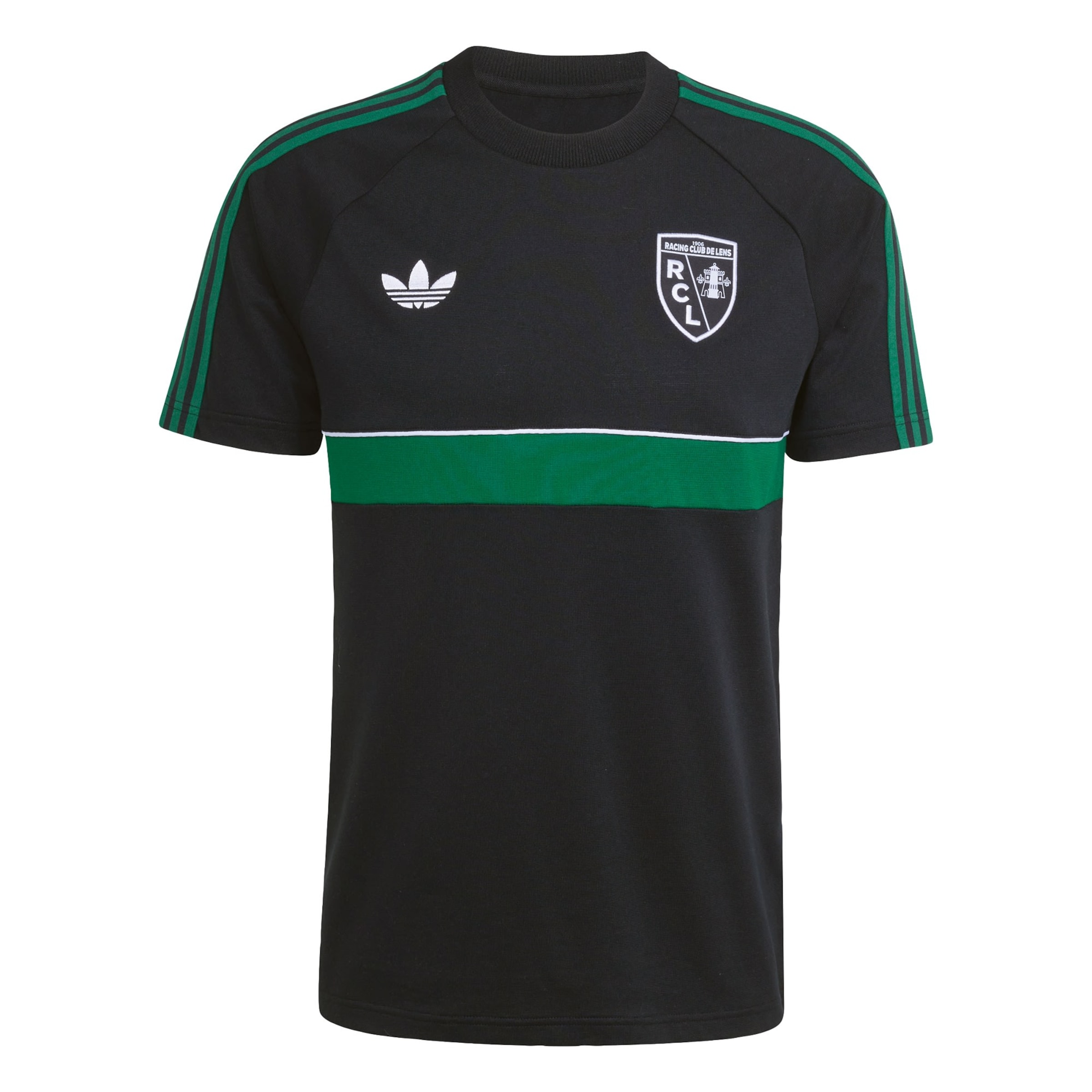 T-Shirt fonctionnel 'RC Lens' ADIDAS PERFORMANCE en noir : devant