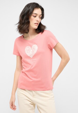 MUSTANG T-Shirt 'Alma' in Pink