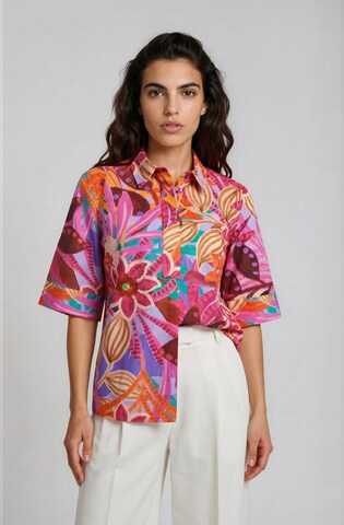 Milano Italy Bluse in Mischfarben: Vorderseite