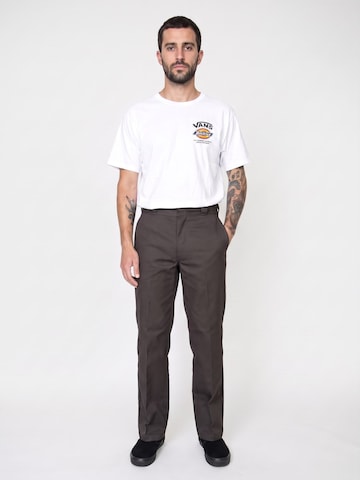 Baggy Pantalon 'Mens 874 Work Pant Rec Dark Brown' DICKIES en marron