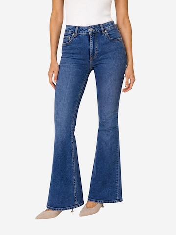 Liu Jo Wide leg Jeans in Blauw: voorkant