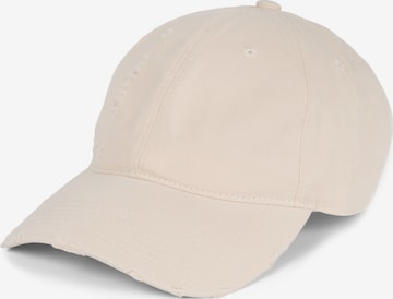 styleBREAKER Cap 'Baseball Cap Destroyed Look' in Beige: front