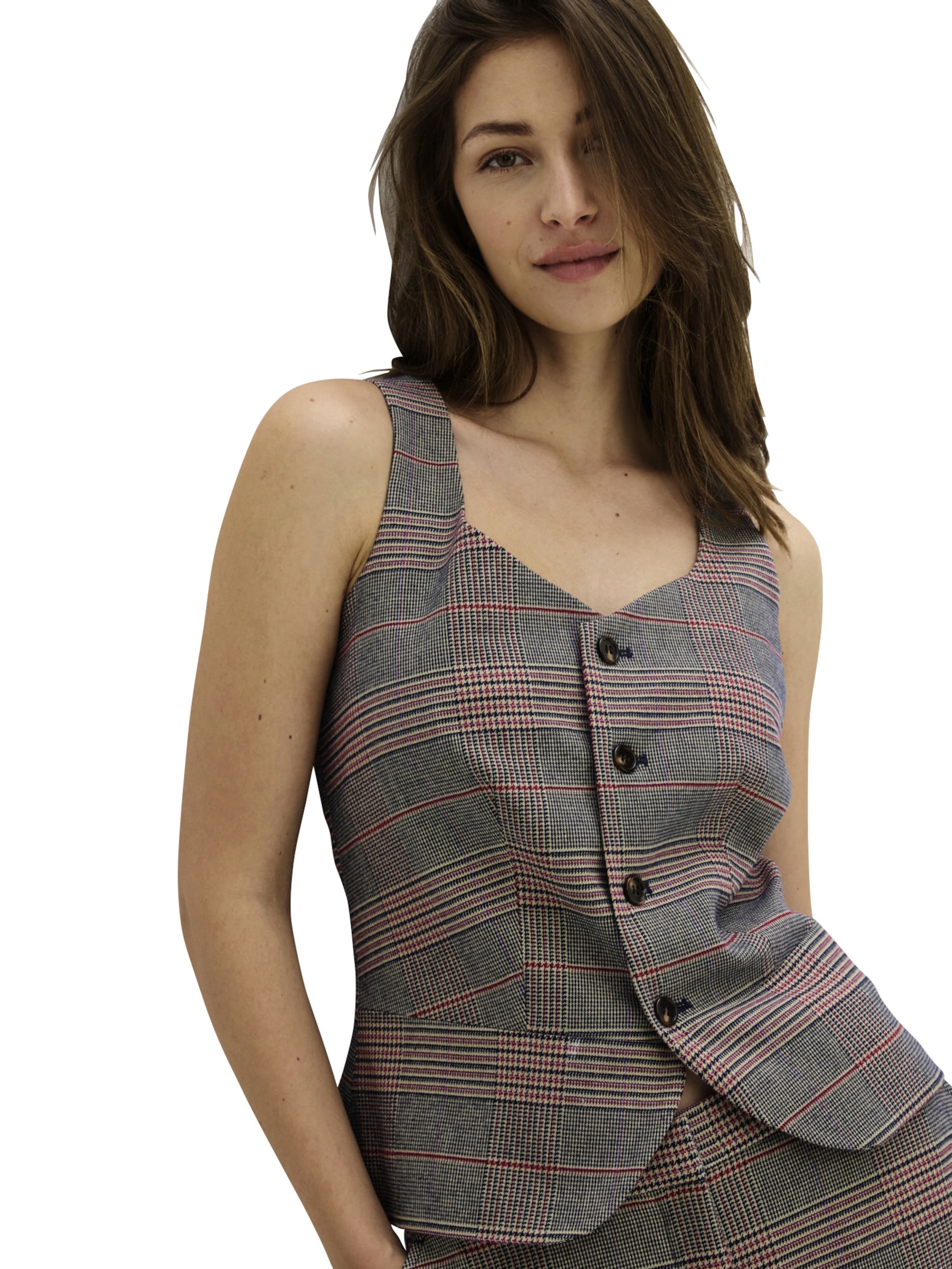 Gilet da completo di bonprix in marrone: frontale