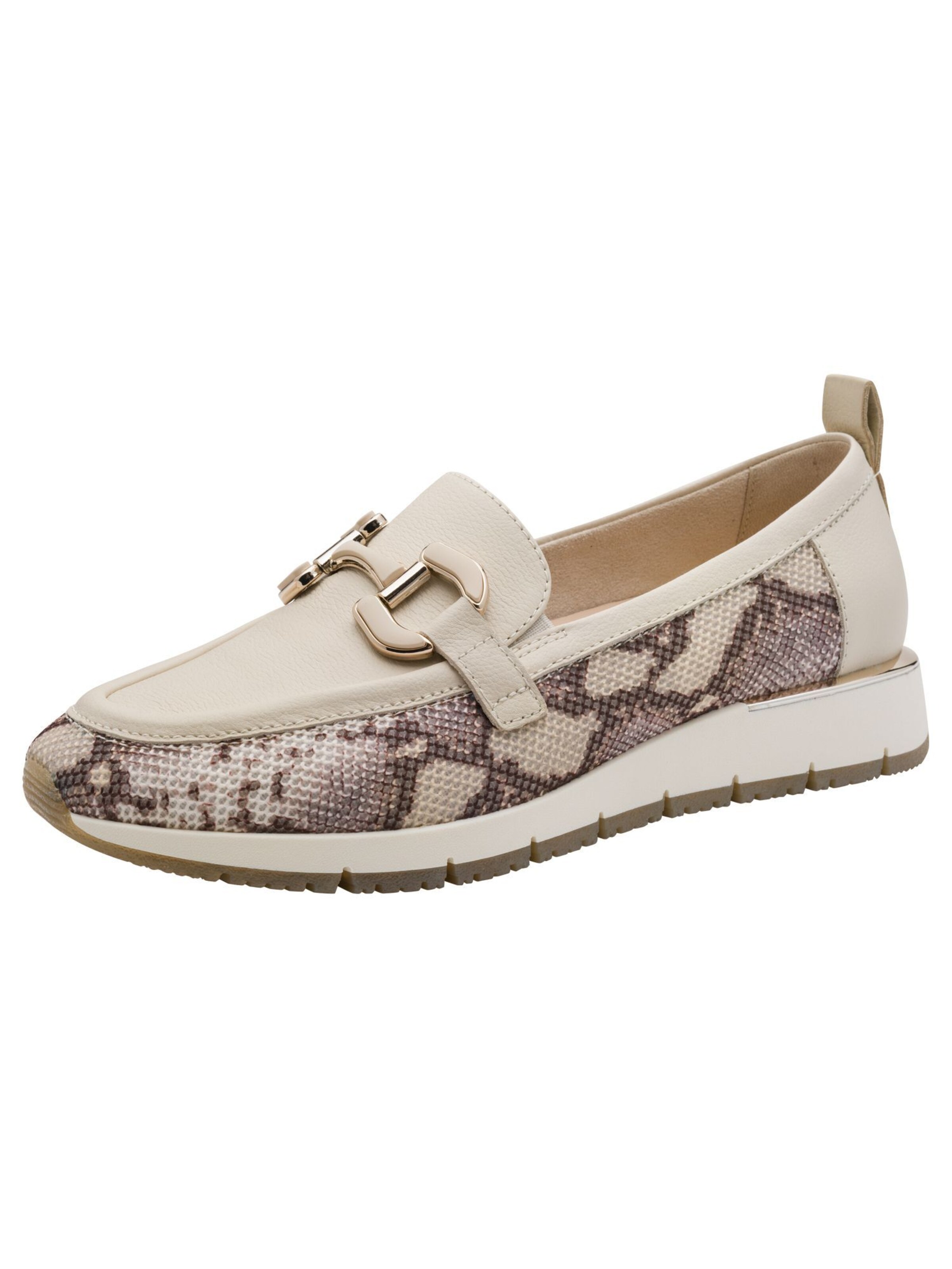 Tamaris Slip-ons in Beige: front