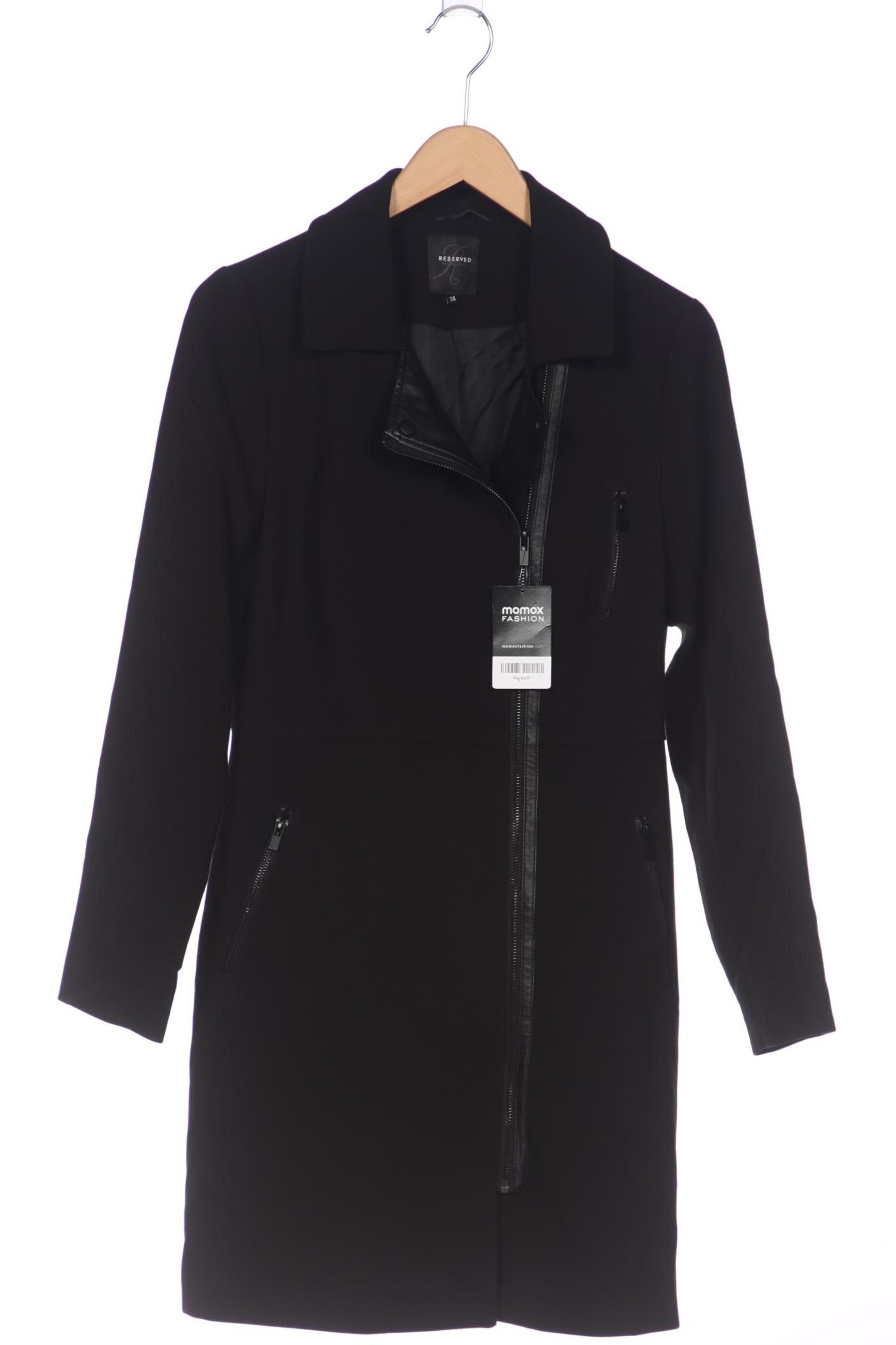 Reserved Jacket & Coat in M in Black: front