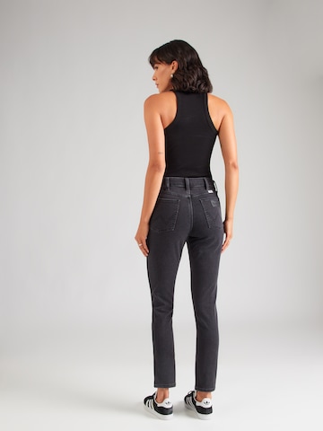 melns WRANGLER Šaurs Džinsi 'SIENNA': no aizmugures