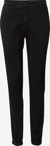 REPLAY Slim fit Chino Pants 'BRAD' in Black: front