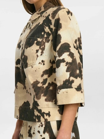 Camicia da donna 'Ivy' di NÜMPH in beige