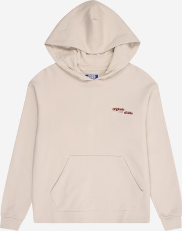 Jack & Jones Junior Tréning póló 'JORGREENPOINT' - bézs: elől