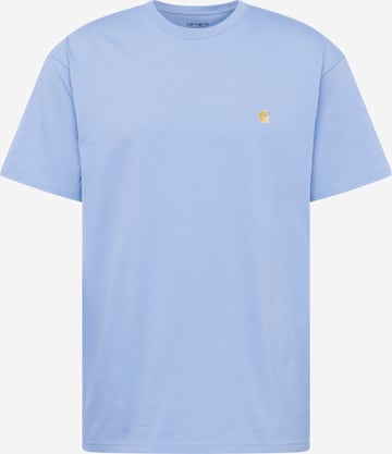 Carhartt WIP - Camisa 'Chase' em azul: frente