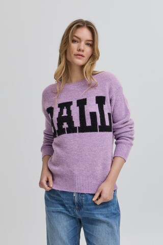 Ball Sweater 'Stacy' in Purple: front