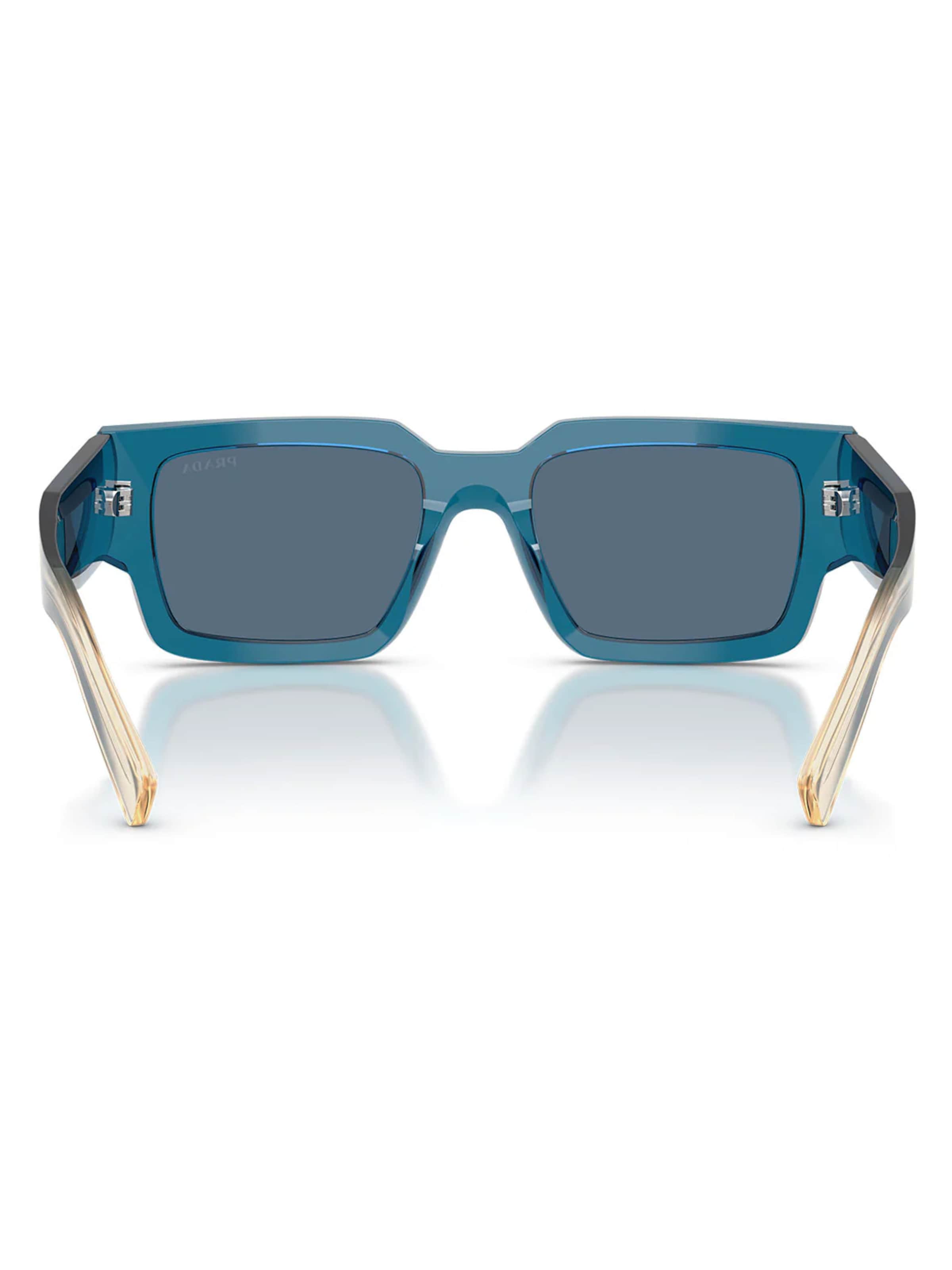 PRADA Zonnebril 'PRB17S 24F80S' in Blauw