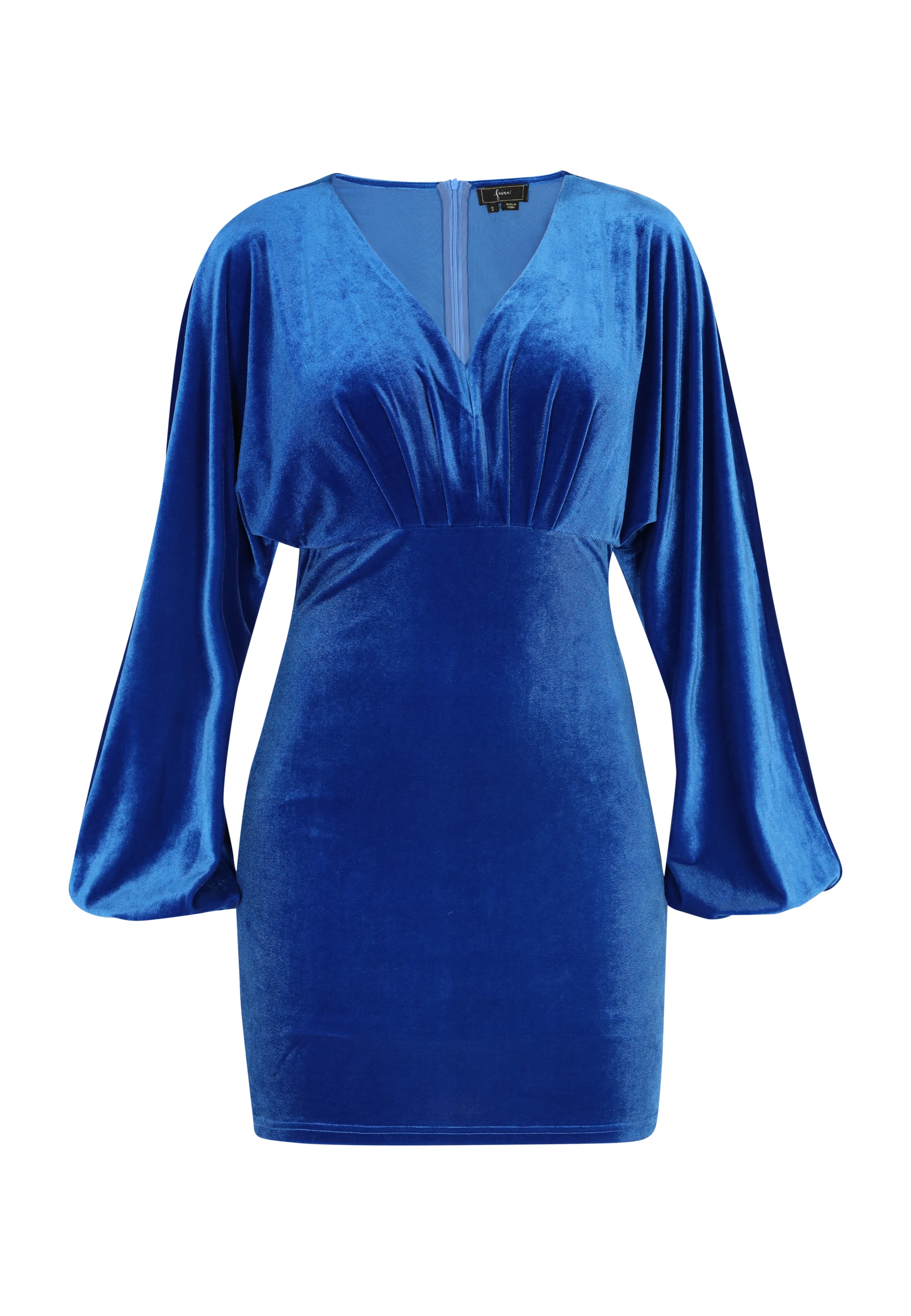 faina Coctailkjole i blå: forside