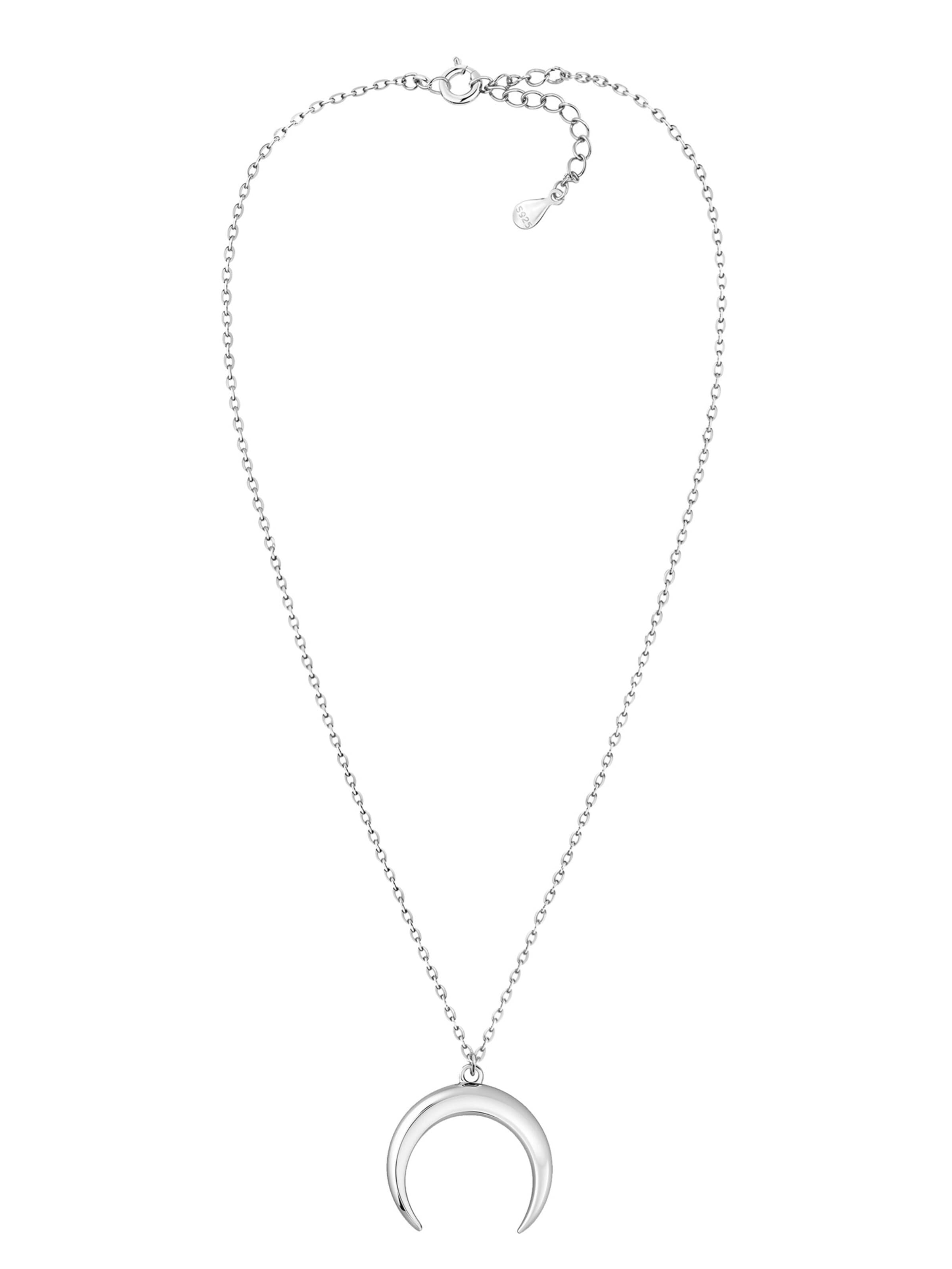 Sofia Milani Necklace 'Moon' in Silver