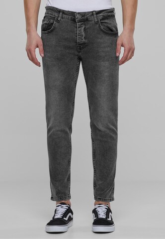 2Y Premium Regular Jeans in Grey: front