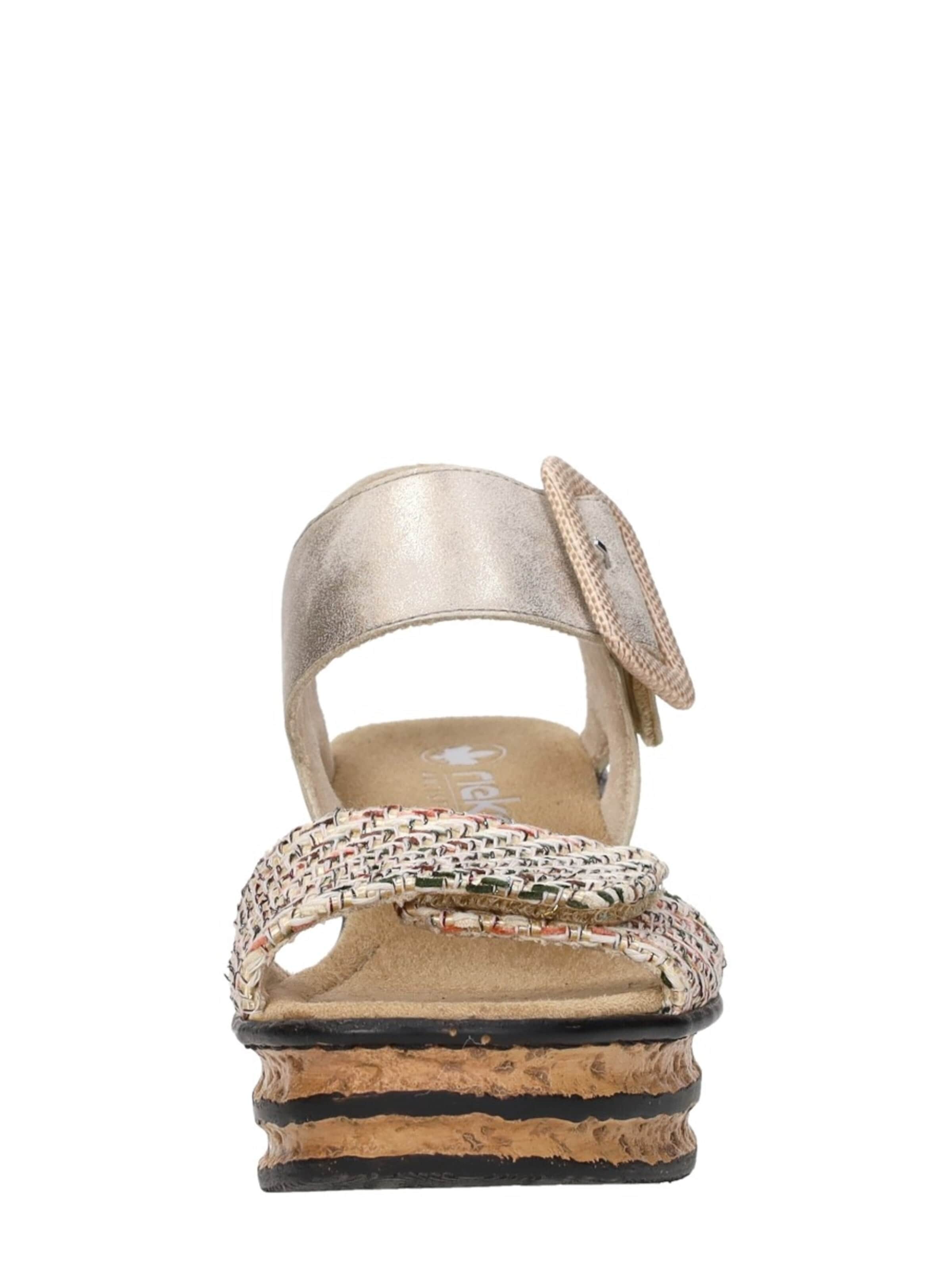 Rieker Sandaal 'Sandalen Plat' in Beige