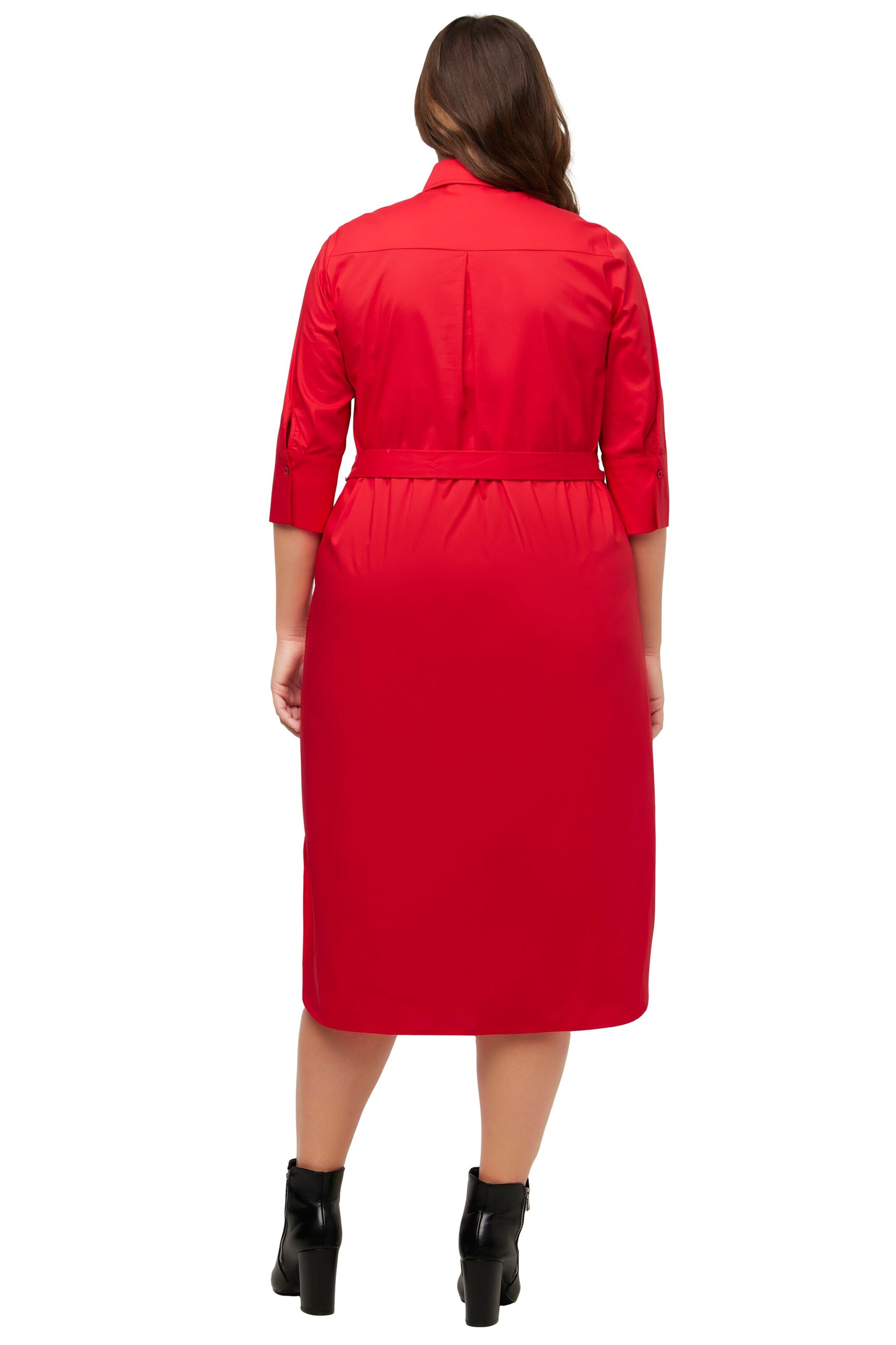 Ulla Popken Blusenkleid in Rot
