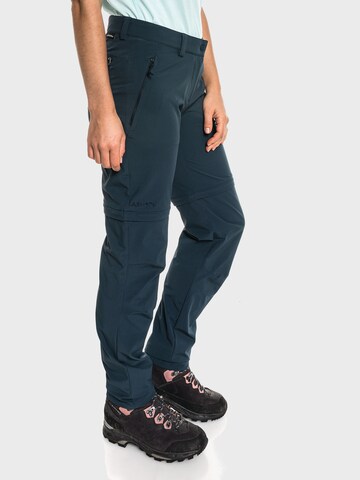 Regular Pantalon outdoor Schöffel en bleu