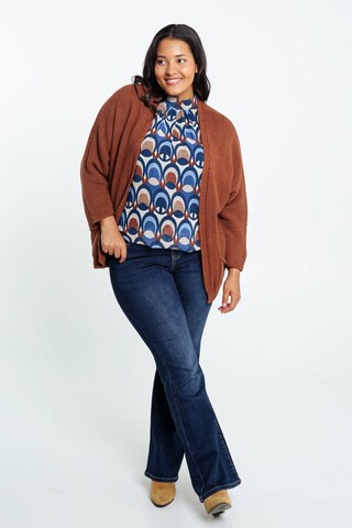 Paprika Strickjacke in Braun
