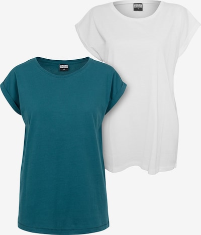 Marškinėliai iš Urban Classics, spalva – benzino spalva / balta, Prekių apžvalga