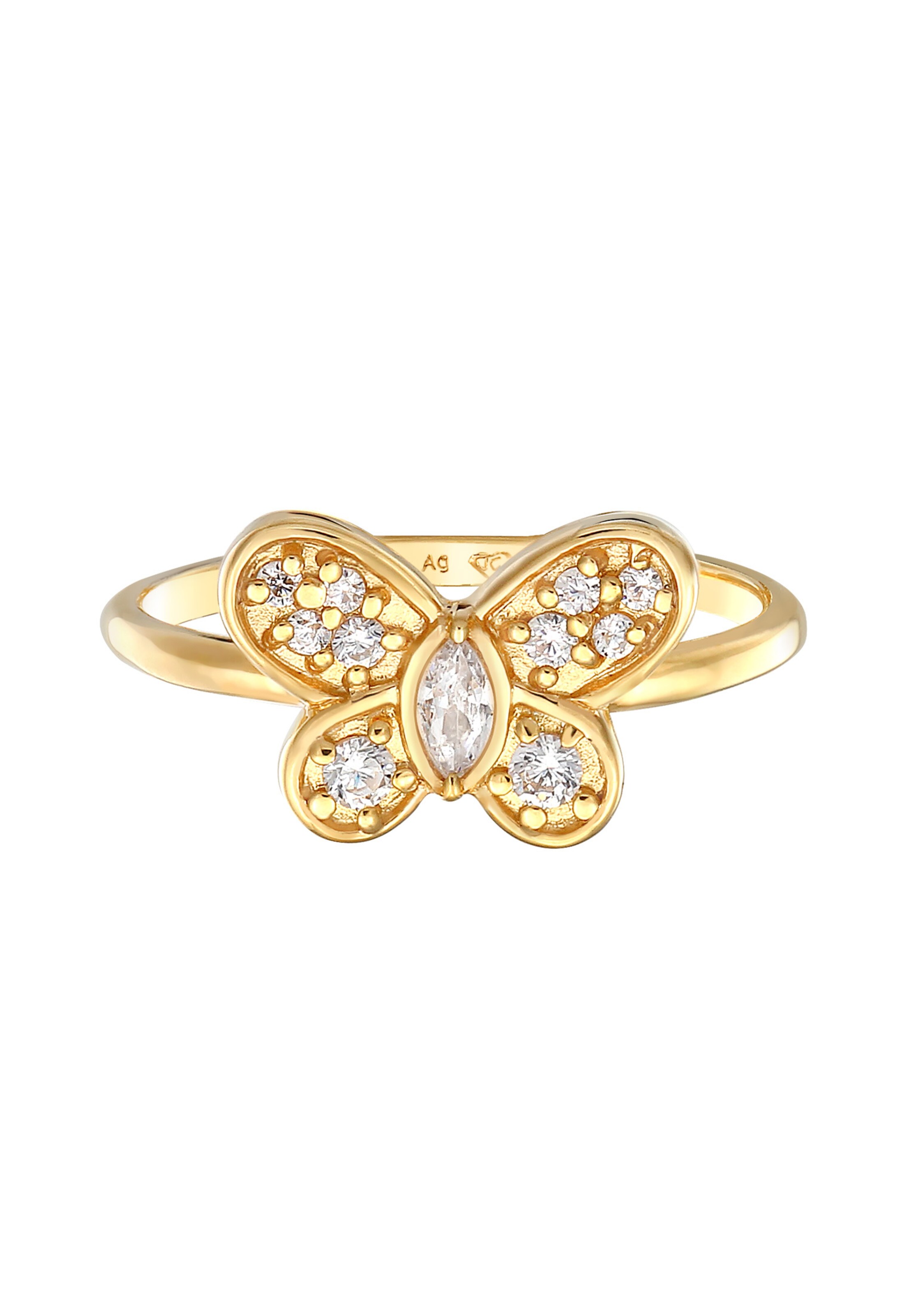 Bague 'Schmetterling' ELLI en or : devant