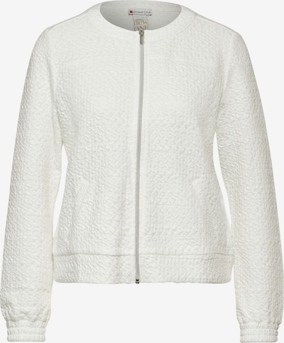 STREET ONE Strickjacke in offwhite, Produktansicht