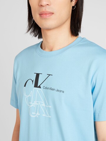 Calvin Klein Jeans Regular T-Shirt in Blau