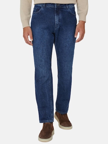 Boggi Milano Slim fit Jeans 'Stretch' in Blue: front