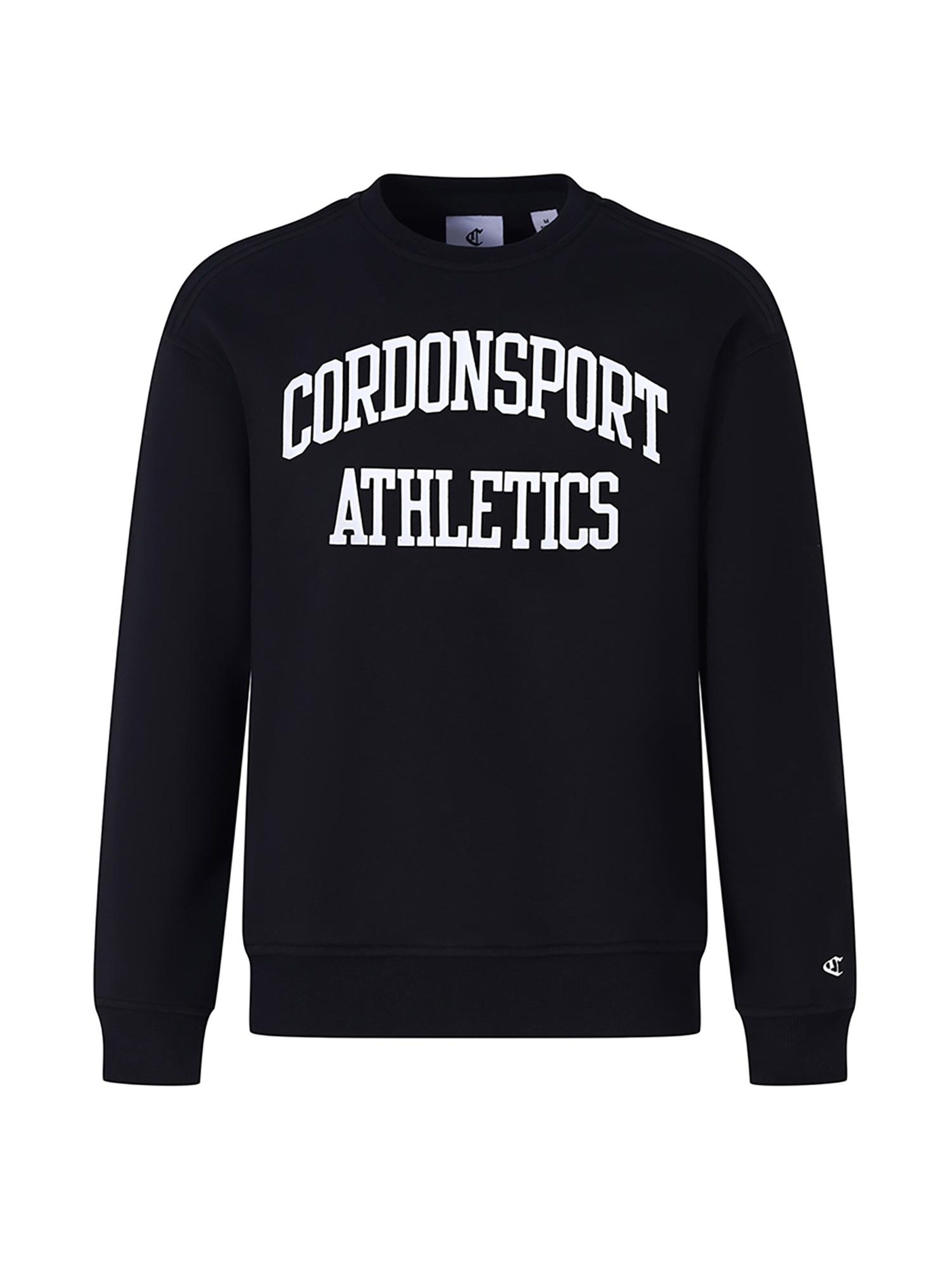 Cordon Sport Sweatshirt 'King' in Black: front