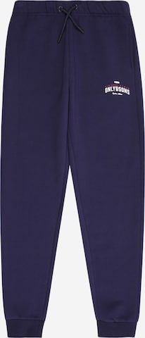 Tapered Pantaloni 'OSJCERES' de la Only & Sons Junior pe albastru: față