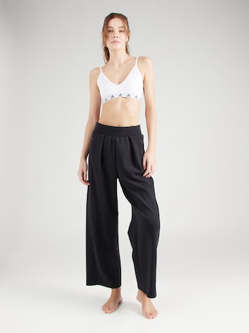 ADIDAS PERFORMANCE Wide leg Workout Pants in Black