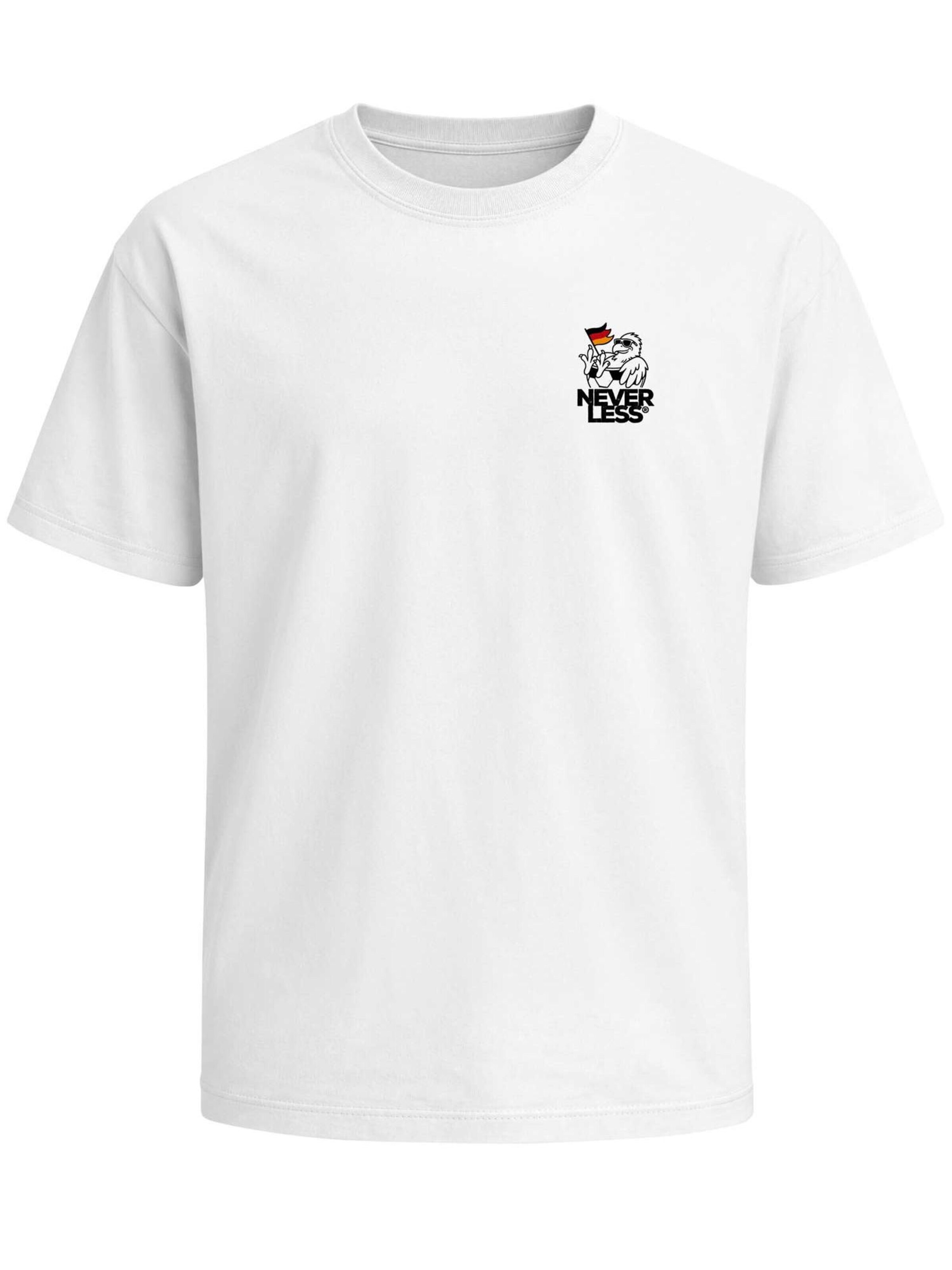 Neverless Shirt 'Public Viewing Champion' in White: front