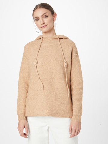 Pull-over Cartoon en beige : devant