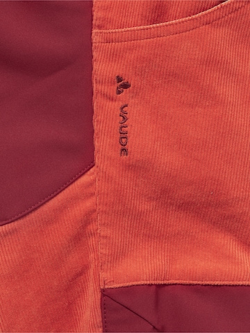 VAUDE Regular Functionele broek 'Caprea' in Rood