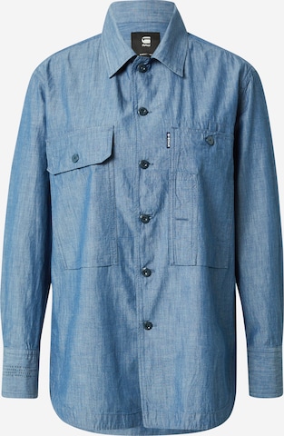 G-Star RAW Bluse in Blau: predná strana